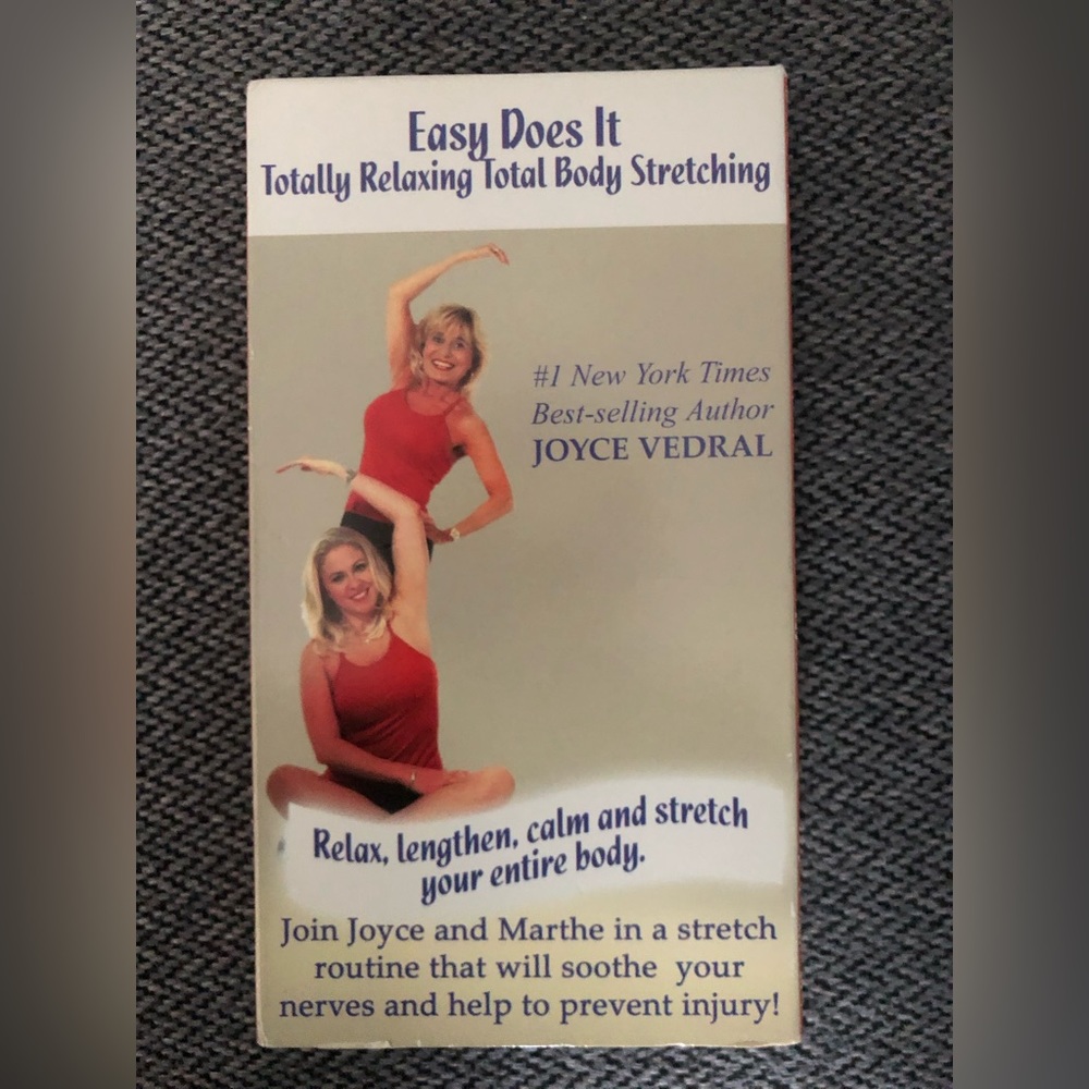 Easy Does It Totally Relaxing Total Body Stretching VHS tape by Joyce Ve…